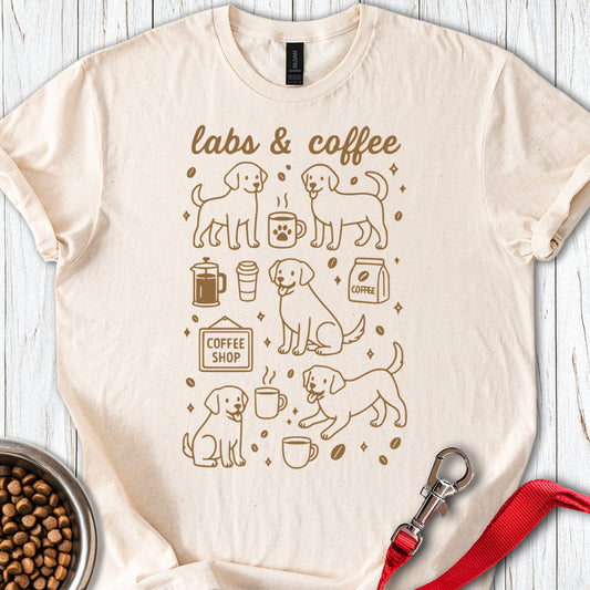 Labs & Coffee Doodle Natural