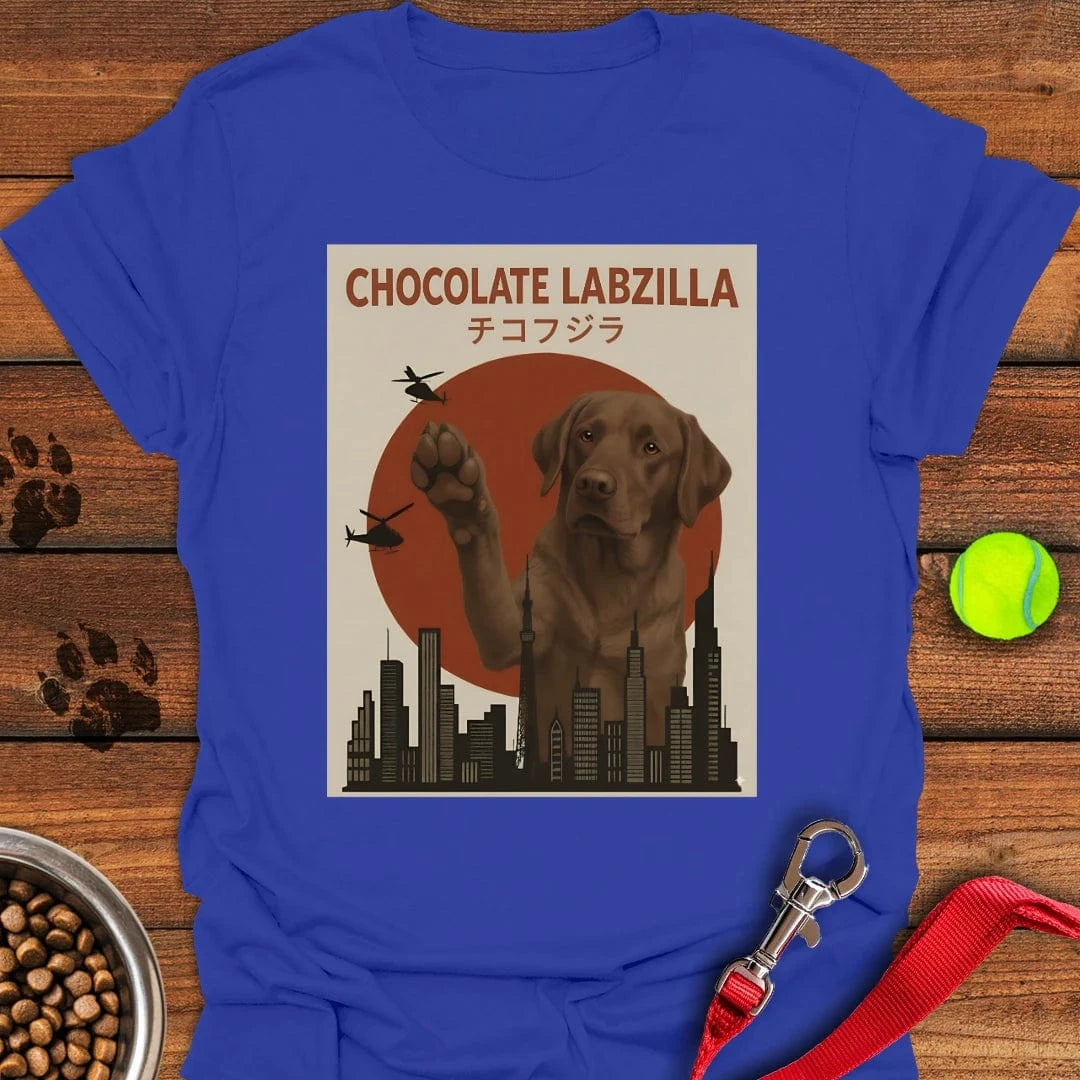 Chocolate Labzilla Labrador T-Shirt