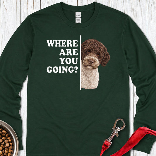 Lagotto Alert Long Sleeve — Forest Green