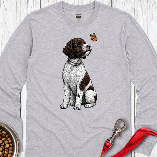 Lagotto Butterfly Long Sleeve — Sport Grey