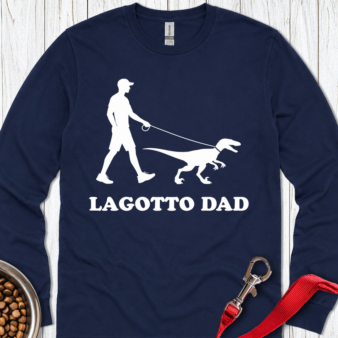 Lagotto Dad Long Sleeve — Navy