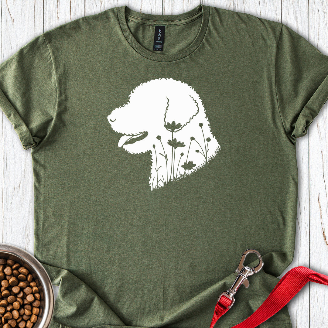 Lagotto Flowers Military Green