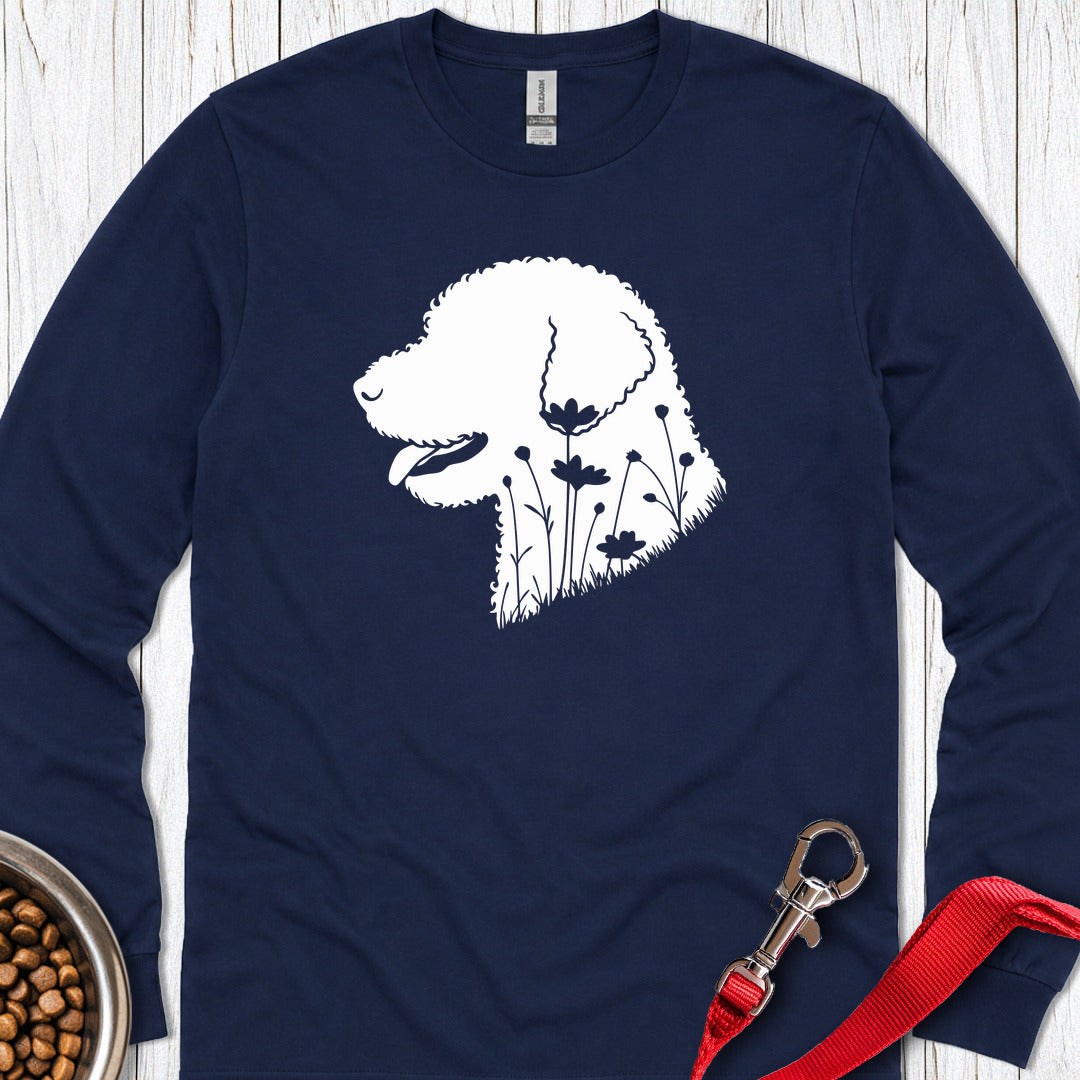 Lagotto Flowers Long Sleeve Navy