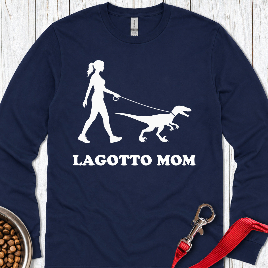 Lagotto Mom Long Sleeve — Navy