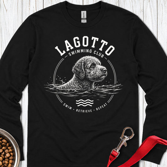 Lagotto Swimming Club Long Sleeve — Black
