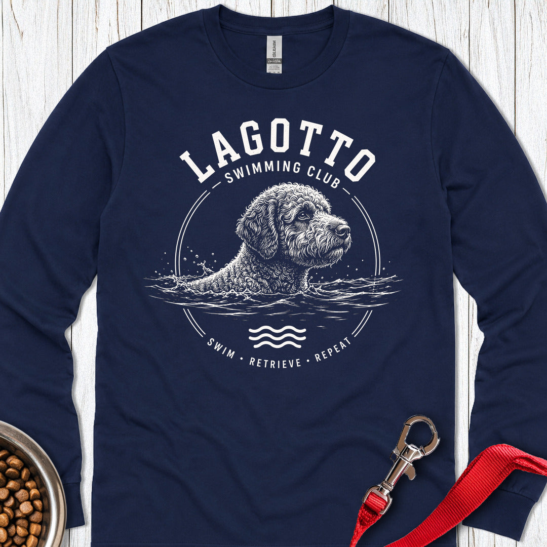 Lagotto Swimming Club Long Sleeve — Navy