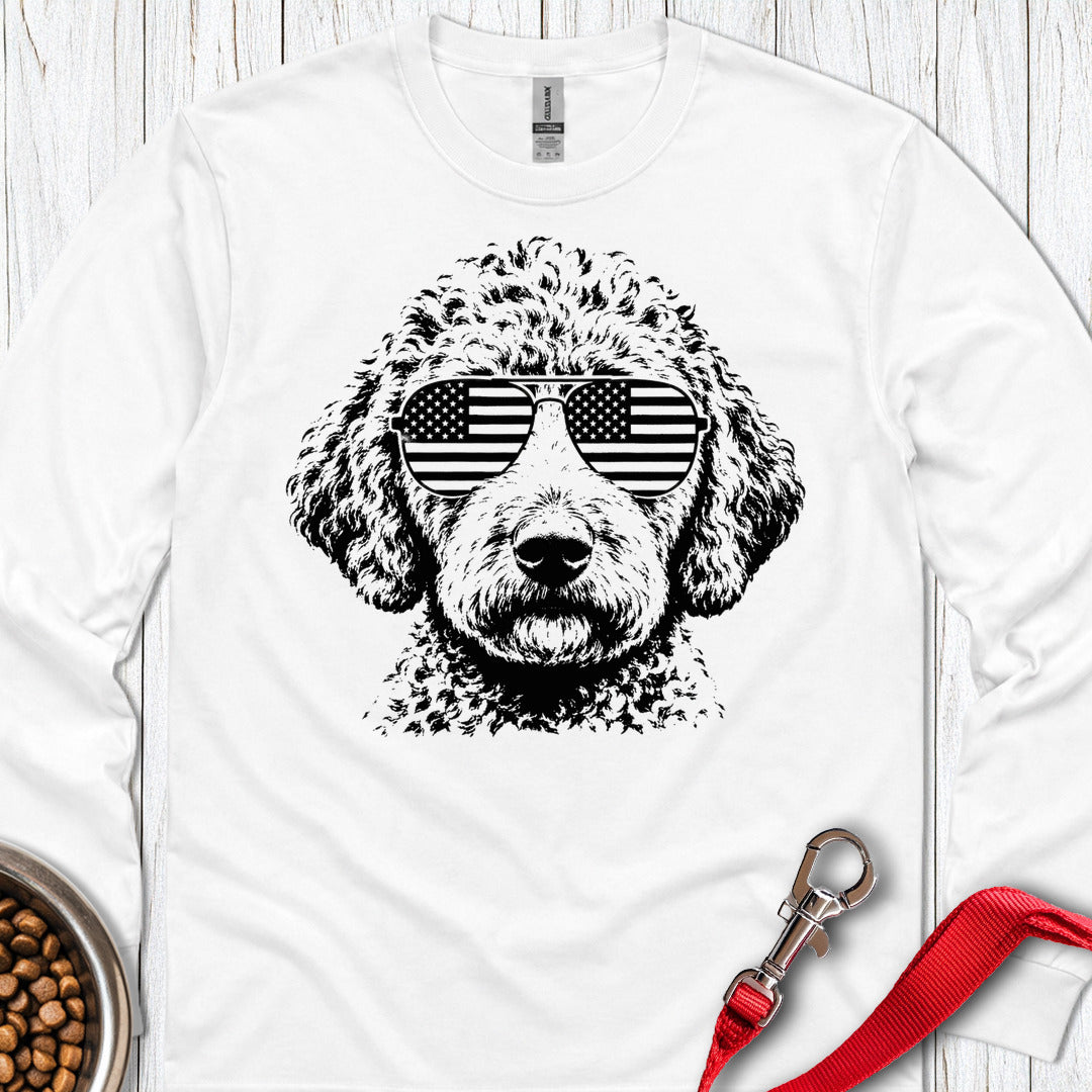 Lagotto USA Long Sleeve — White