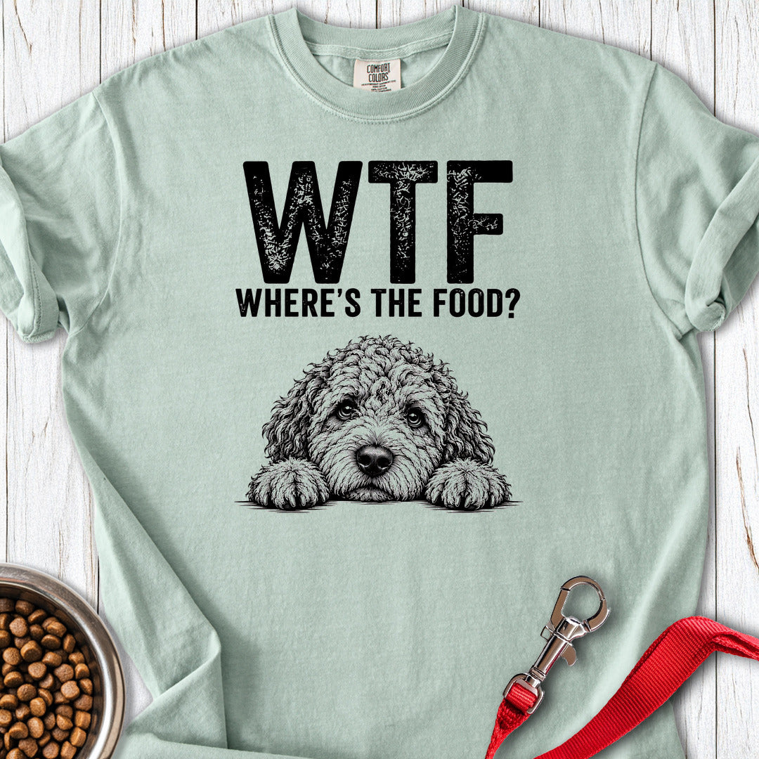 Lagotto Where's The Food Premium Tee — Bay