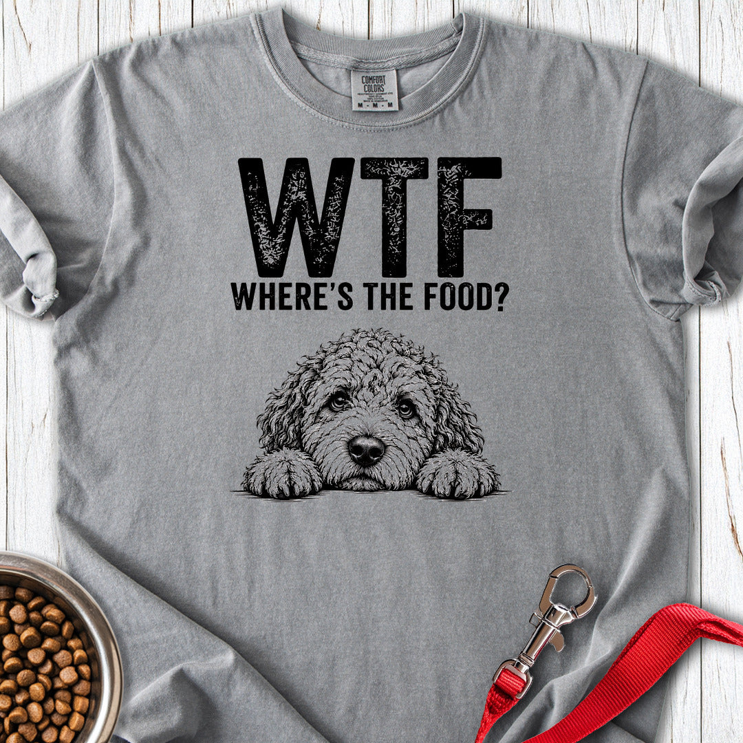 Lagotto Where's The Food Premium Tee — Grey
