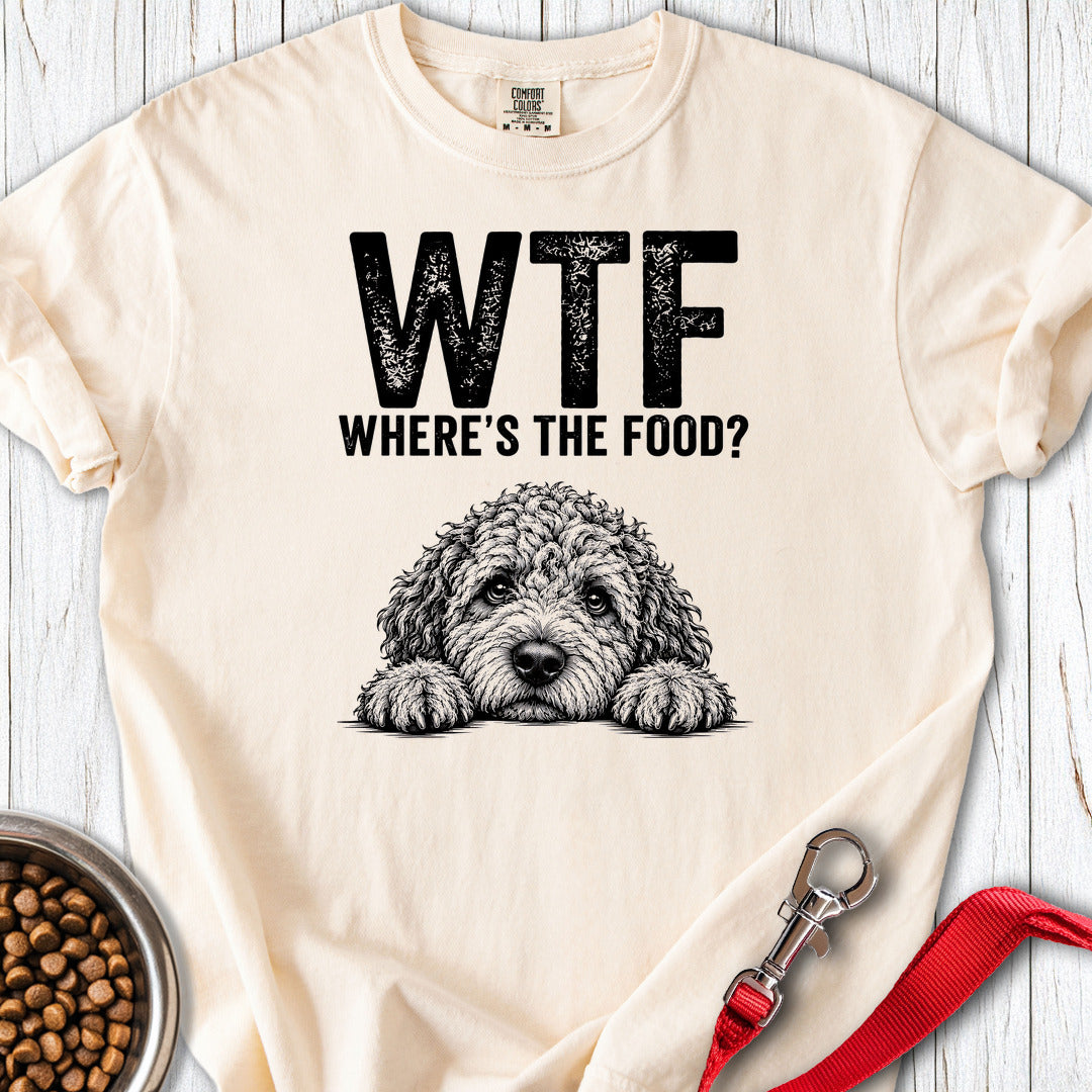Lagotto Where's The Food Premium Tee — Ivory