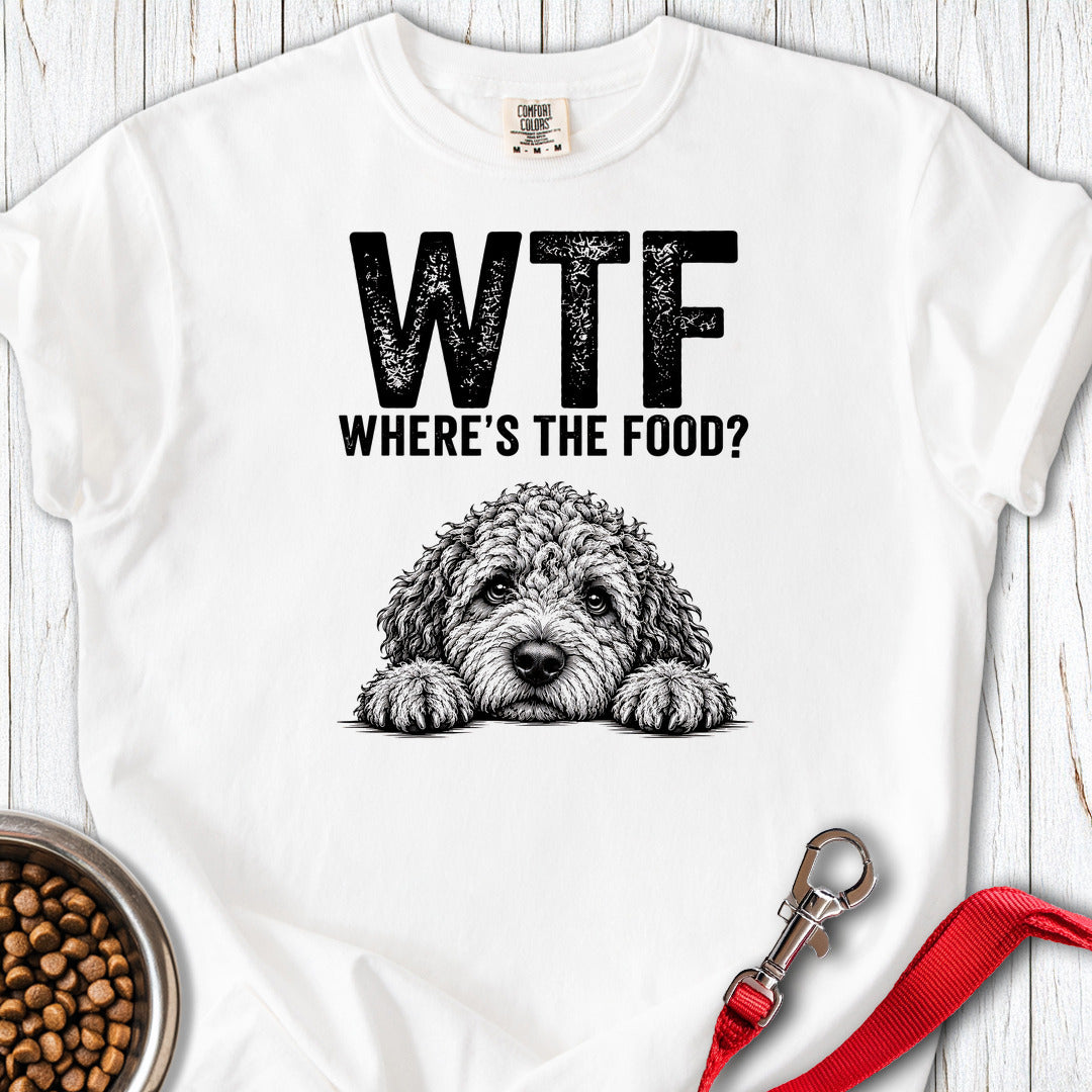 Lagotto Where's The Food Premium Tee — White