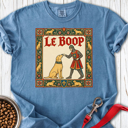 Le Boop Labrador Premium Tee Blue Jean