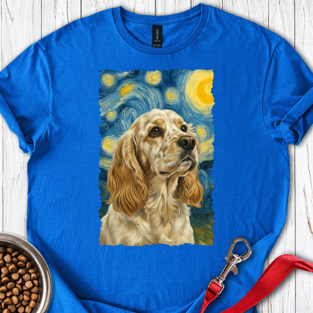 Lemon Roan Cocker Spaniel Starry Night Royal