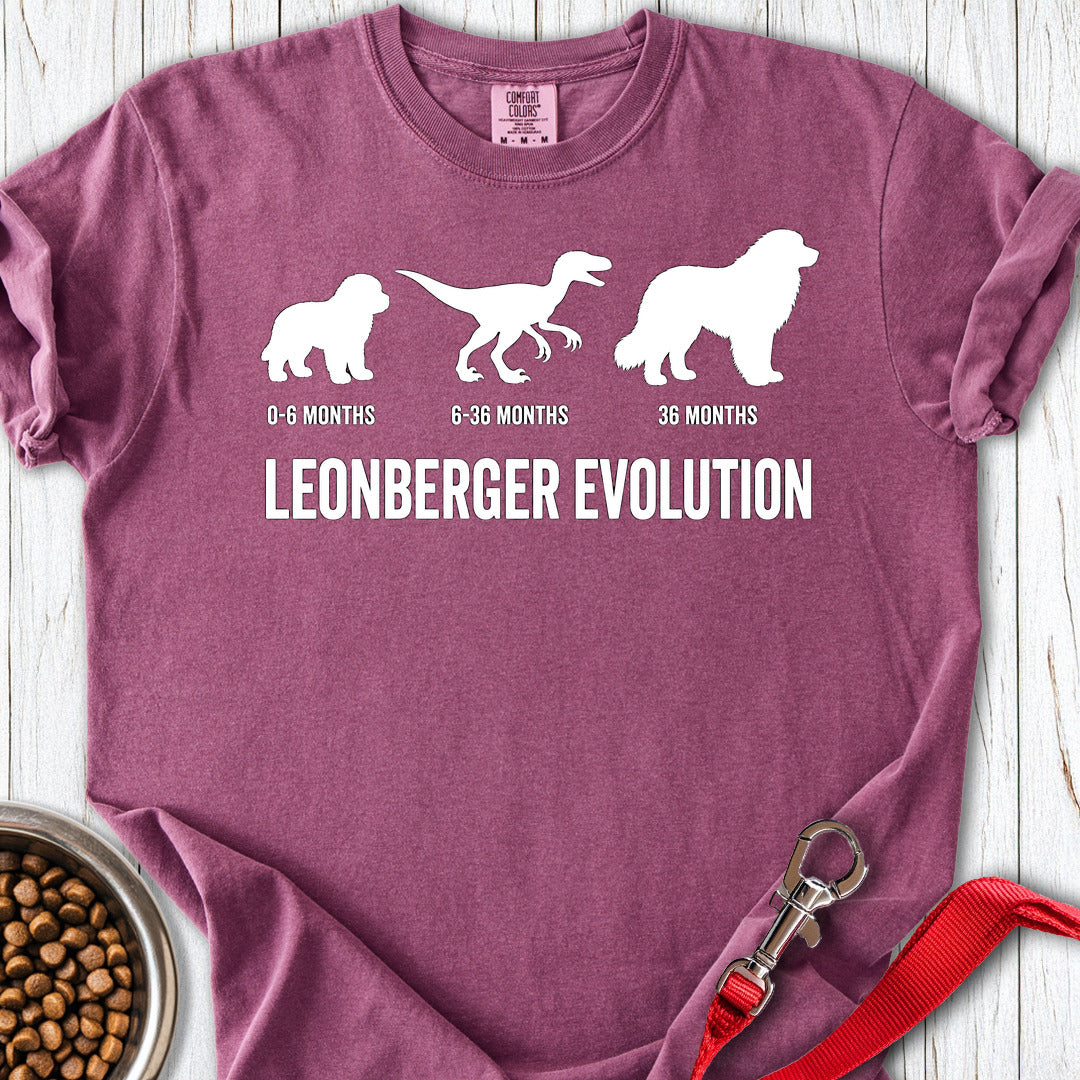 Leonberger Evolution Premium Tee — Berry