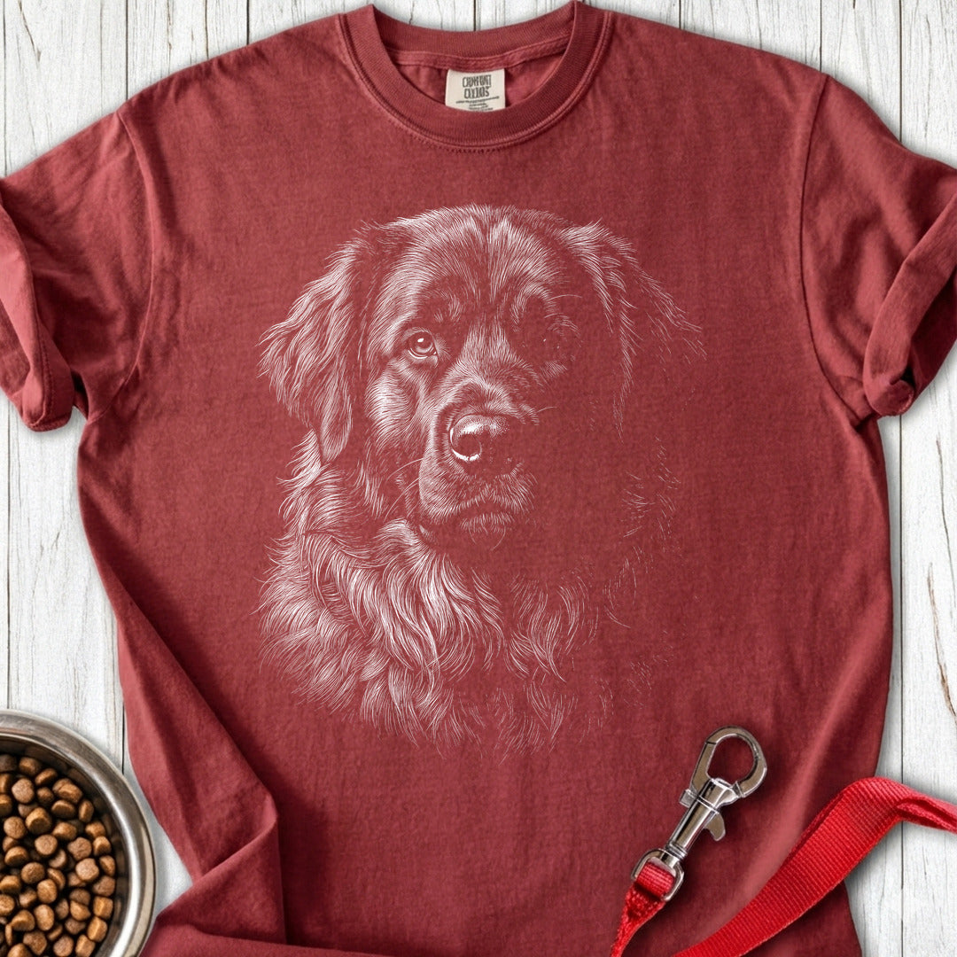 Leonberger Moonlight Premium Tee — Brick