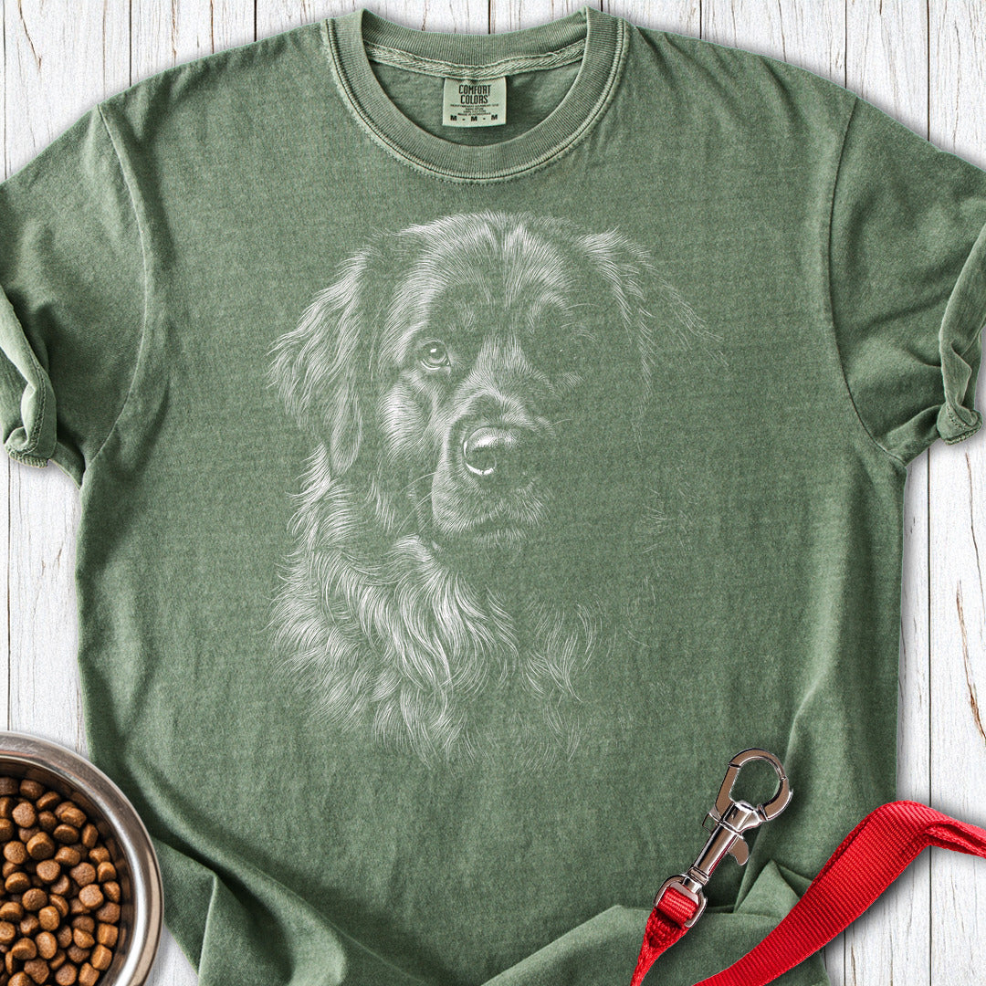 Leonberger Moonlight Premium Tee — Moss