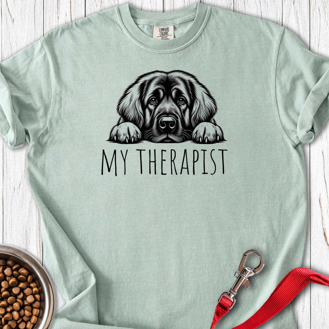 Leonberger My Therapist Premium Tee — Bay