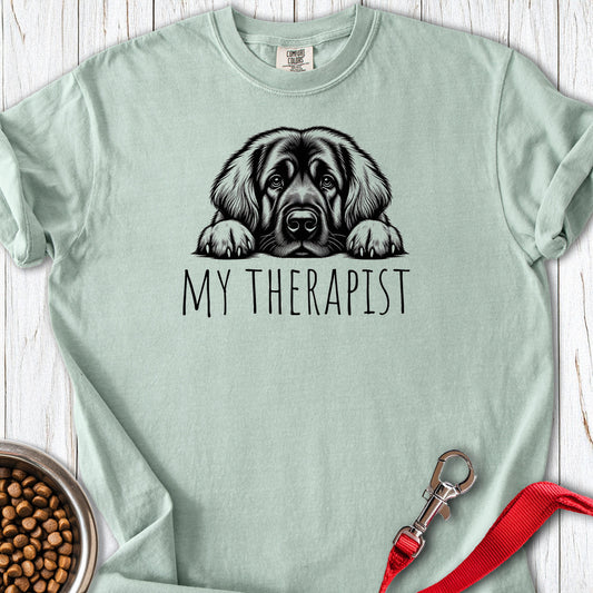 Leonberger My Therapist Premium Tee — Bay