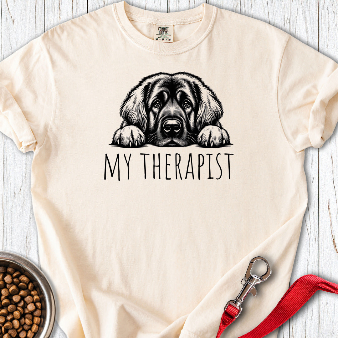 Leonberger My Therapist Premium Tee — Ivory