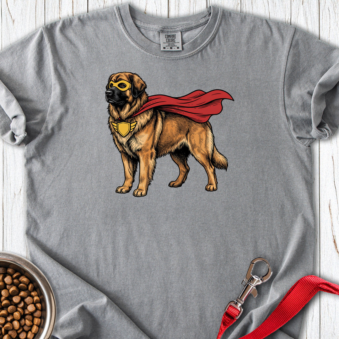 Leonberger Superhero Premium Tee — Grey