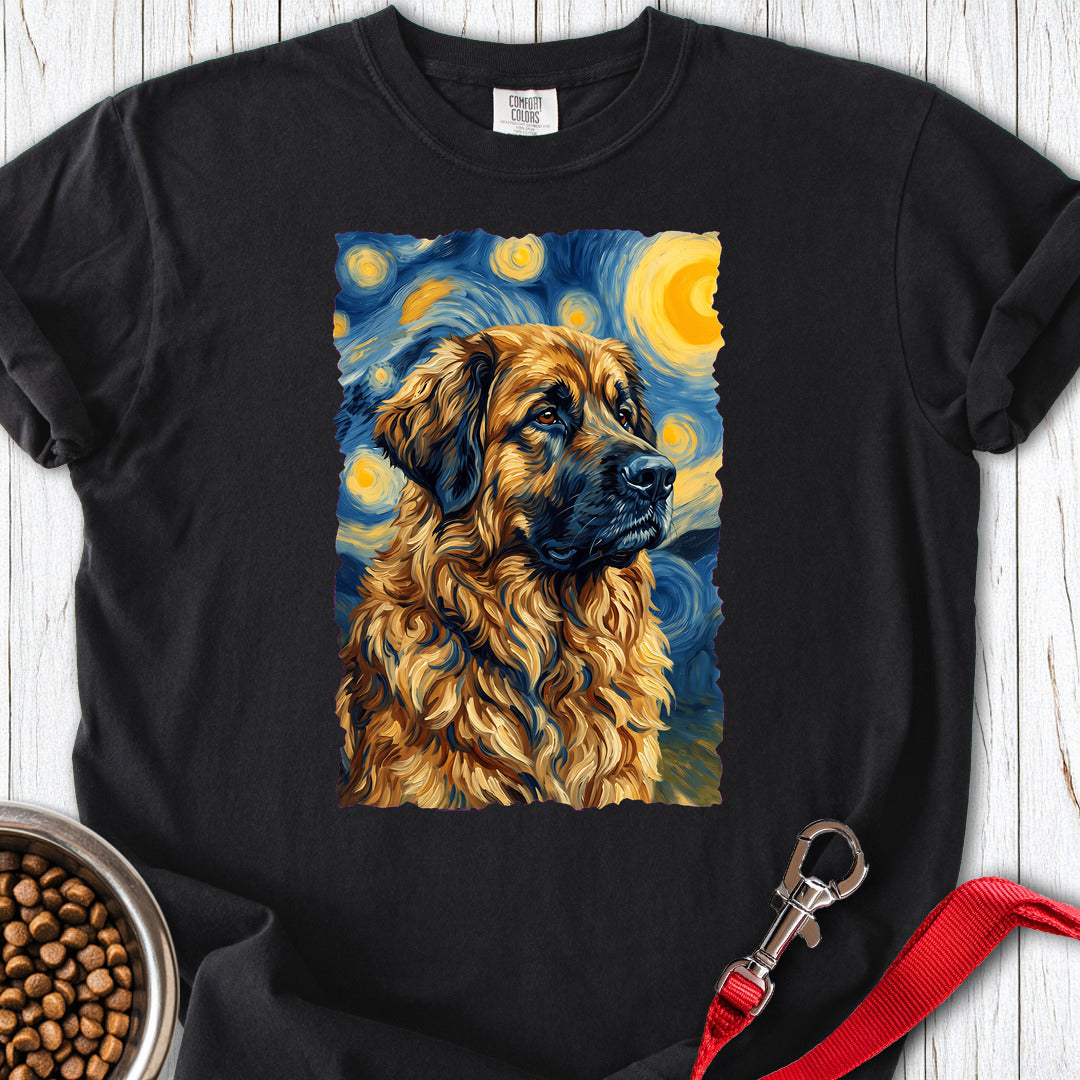 Leonberger Van Gogh Premium Tee — Black