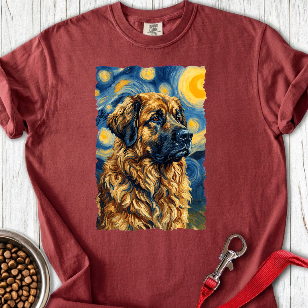 Leonberger Van Gogh Premium Tee — Brick