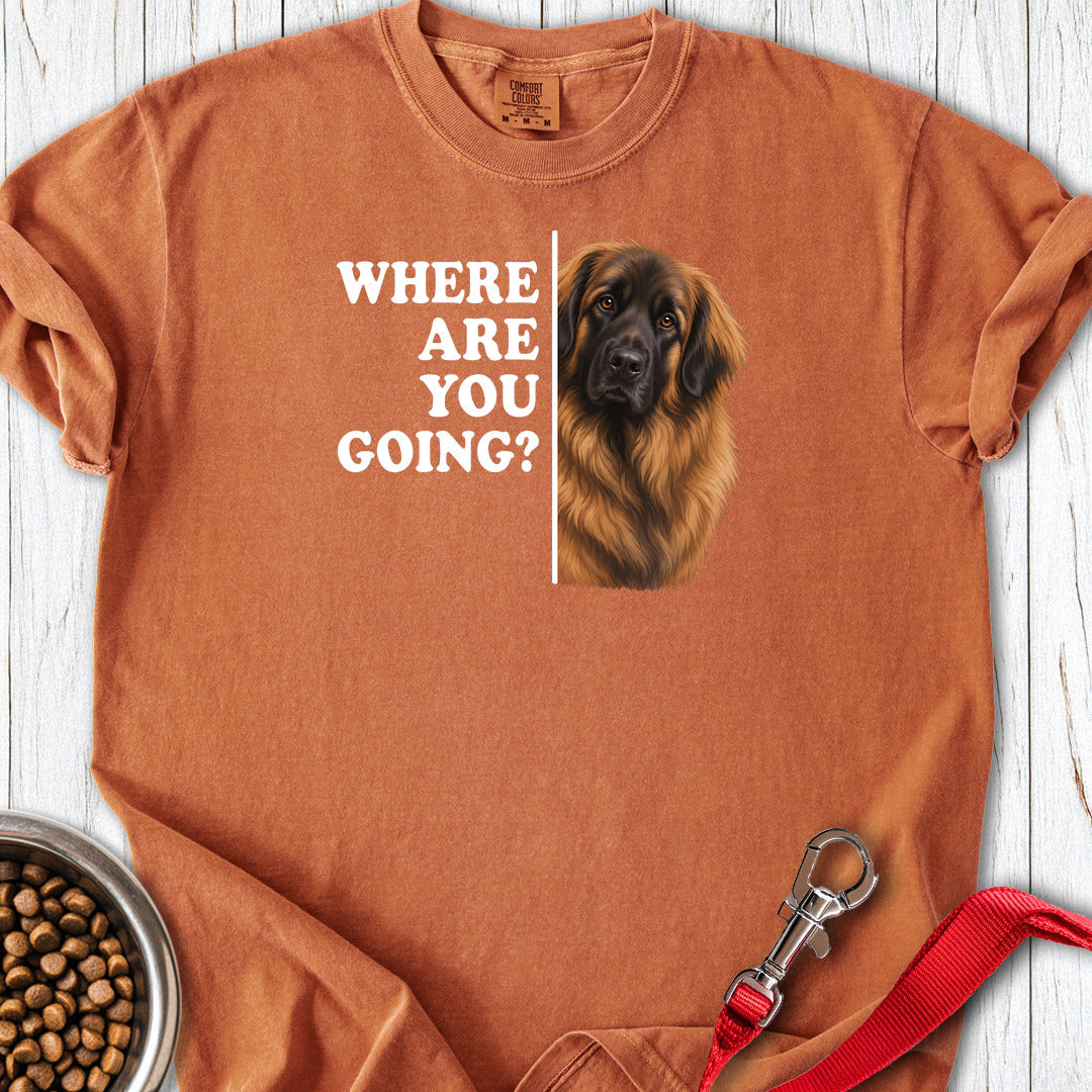 Leonberger Where Are You Going Premium Tee — Yam