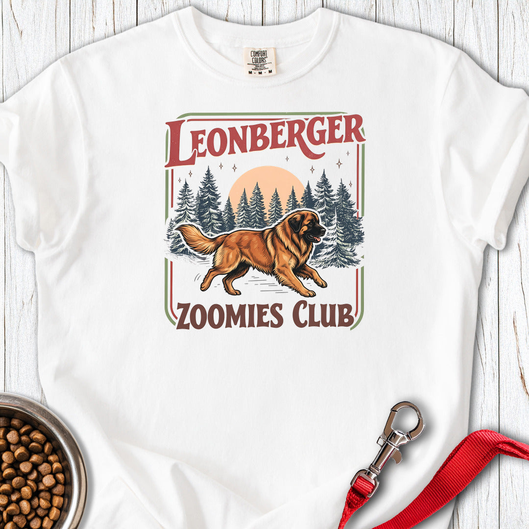 Leonberger Zoomies Club Premium Tee — White