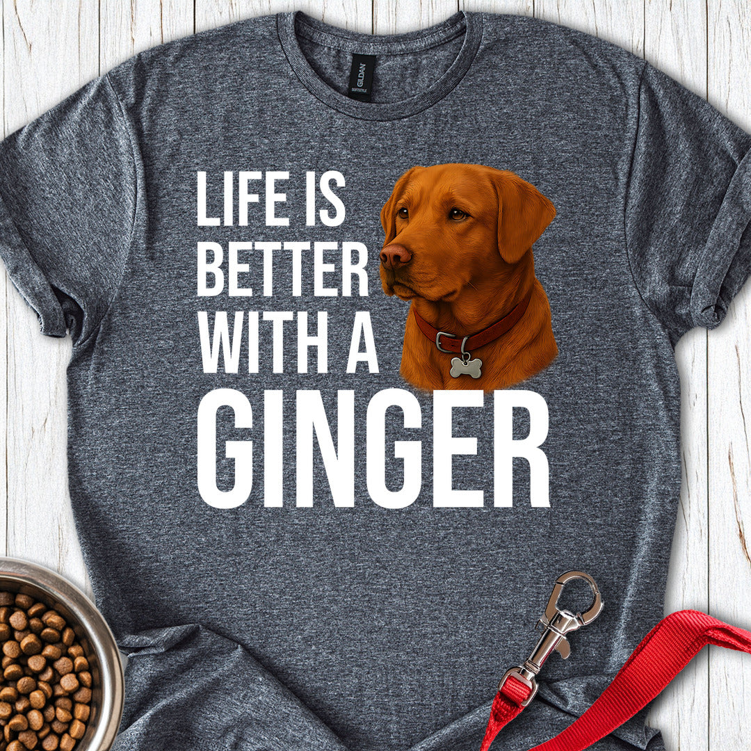 Life is Better With a Ginger Dark Heather