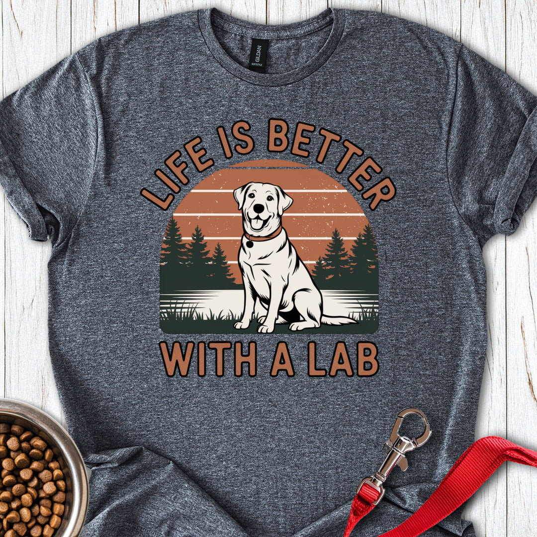 Life is Better With a Labrador Dark Heather