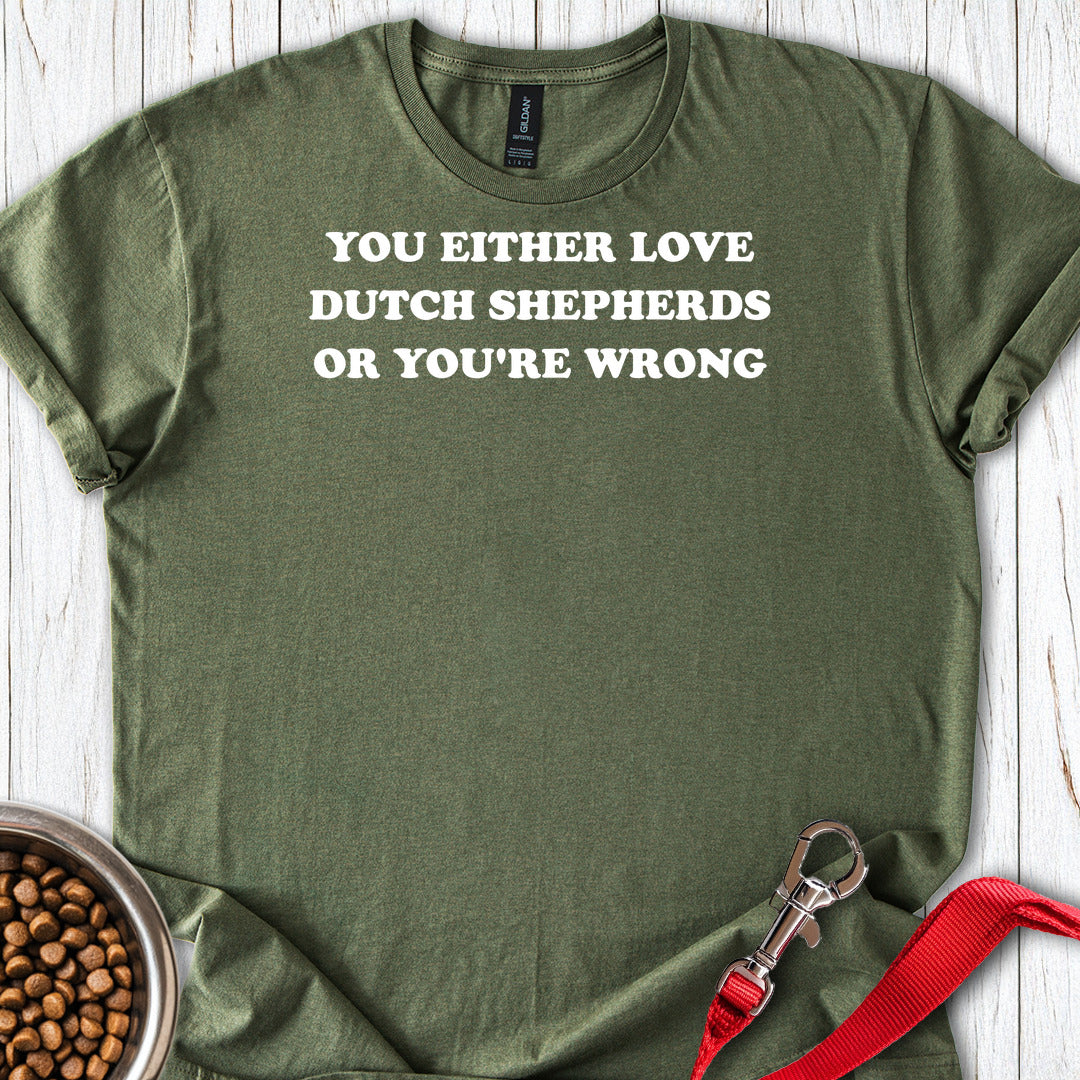 Love Dutch Shepherds — Military Green
