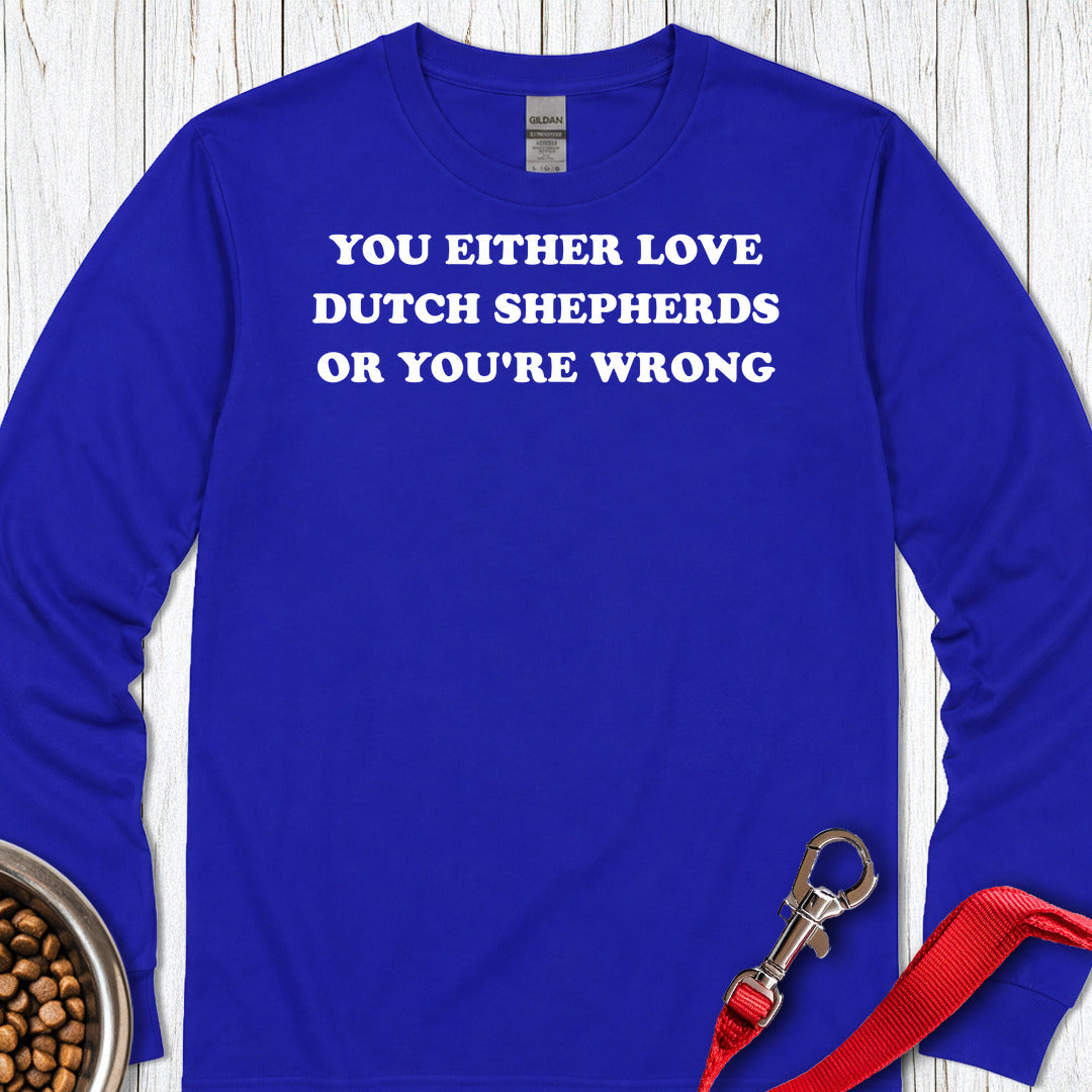 Love Dutch Shepherds Long Sleeve — Royal