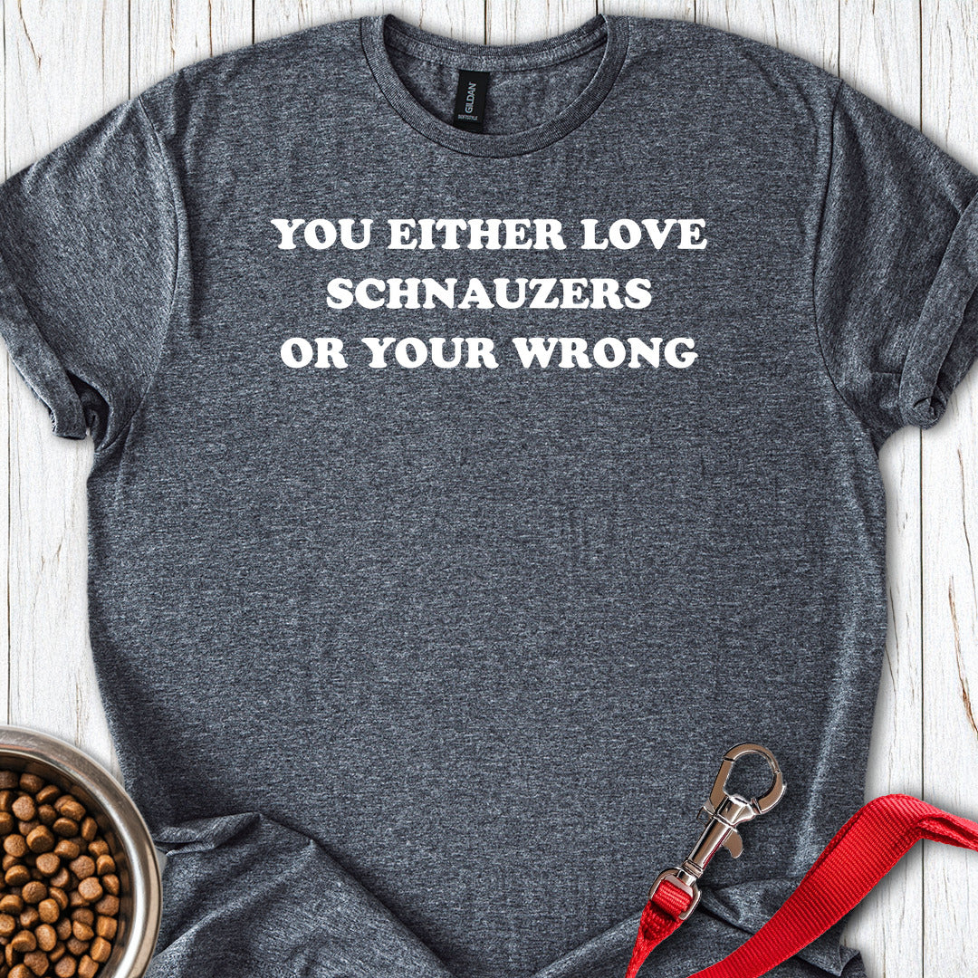 Love Schnauzers — Dark Heather