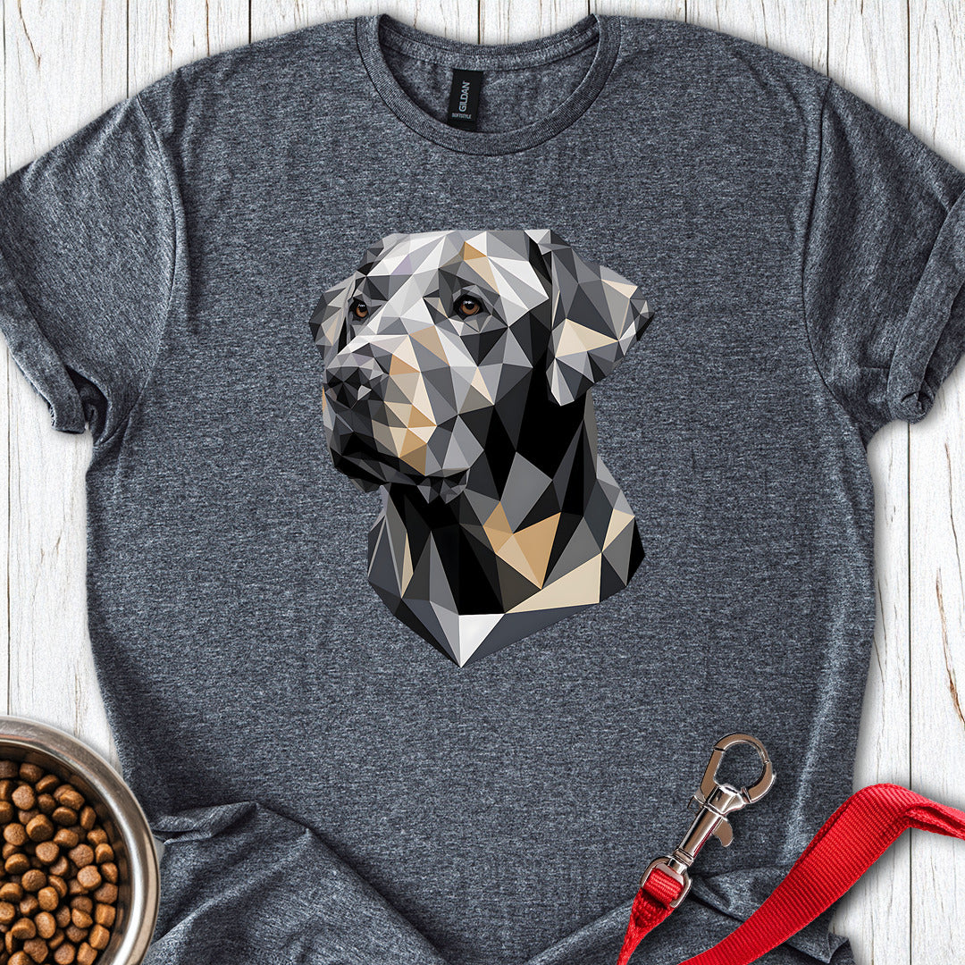 Low Poly Labrador Dark Heather