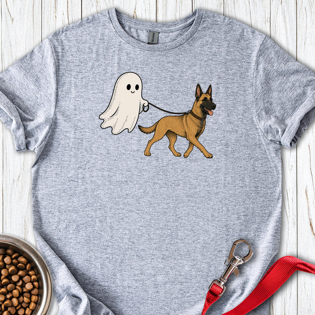 Malinois Ghost Halloween Sport Grey