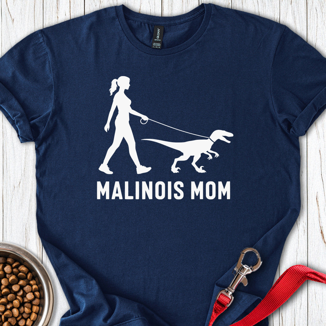 Malinois Mom Velociraptor Navy
