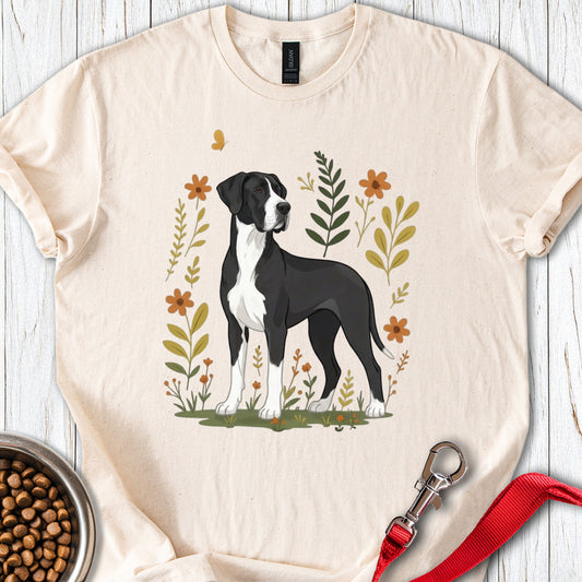Mantle Great Dane Flowers Natural