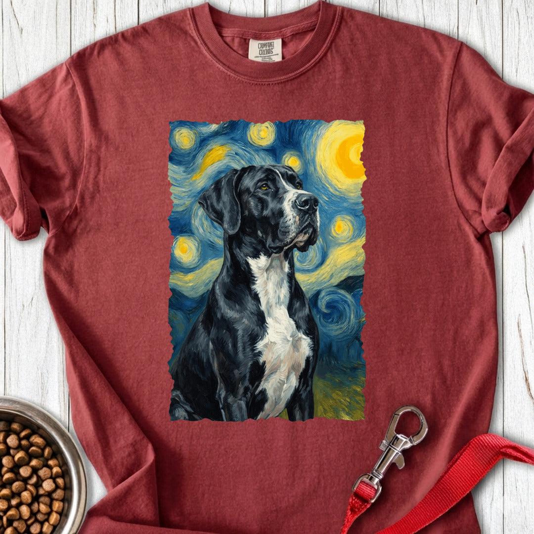 Mantle Great Dane Van Gogh Premium Tee — Brick