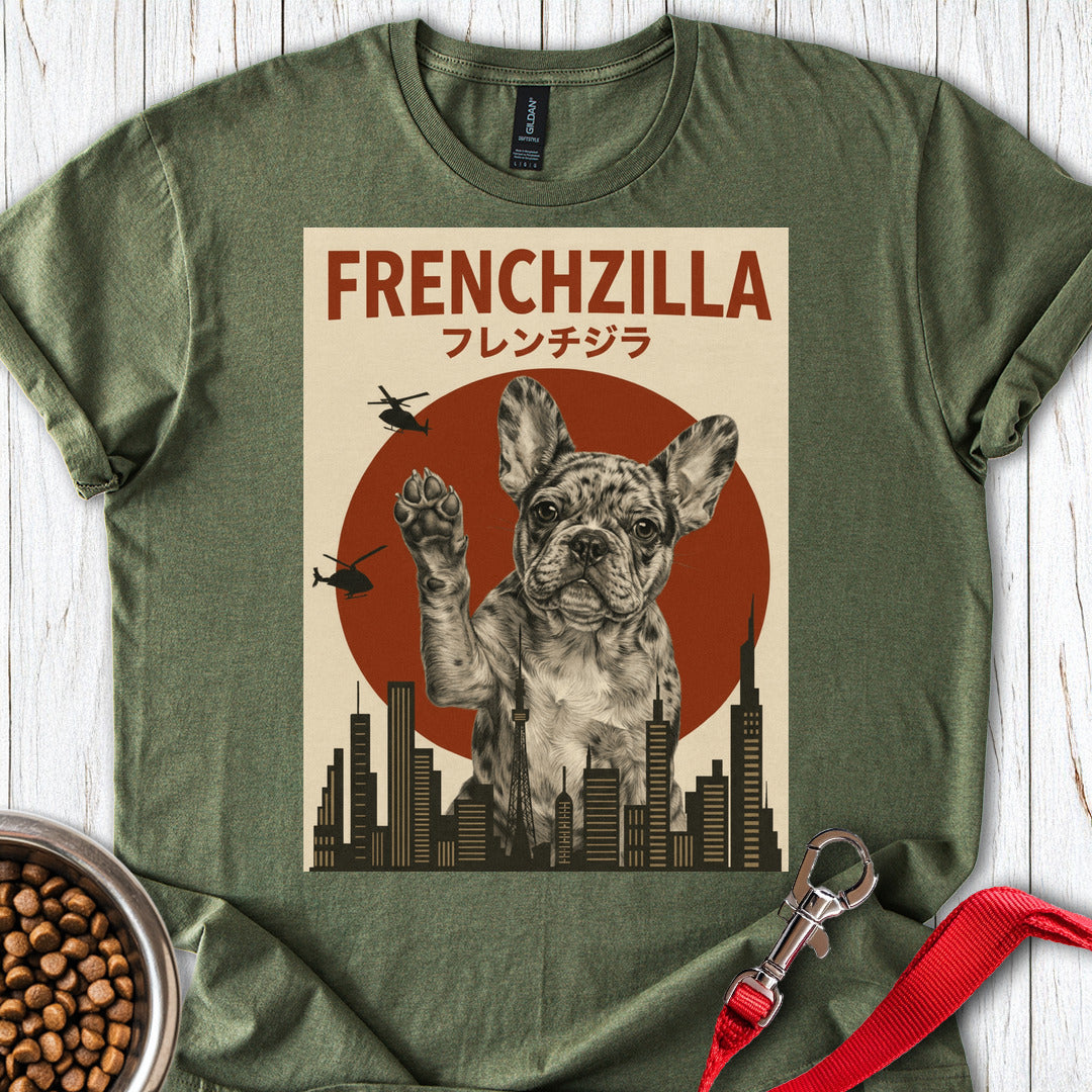 Merle French Bulldog Frenchzilla Military Green