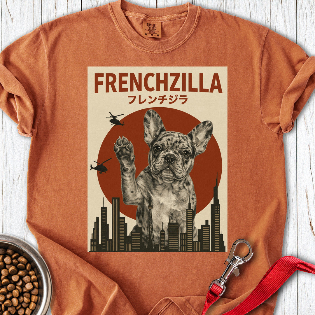 Merle French Bulldog Frenchzilla Premium Tee Yam
