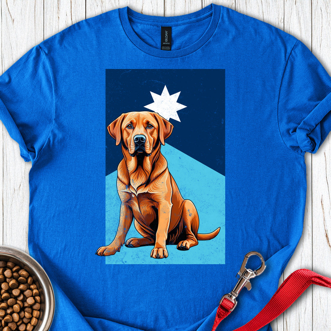 Minnesota Fox Red Labrador Flag Royal