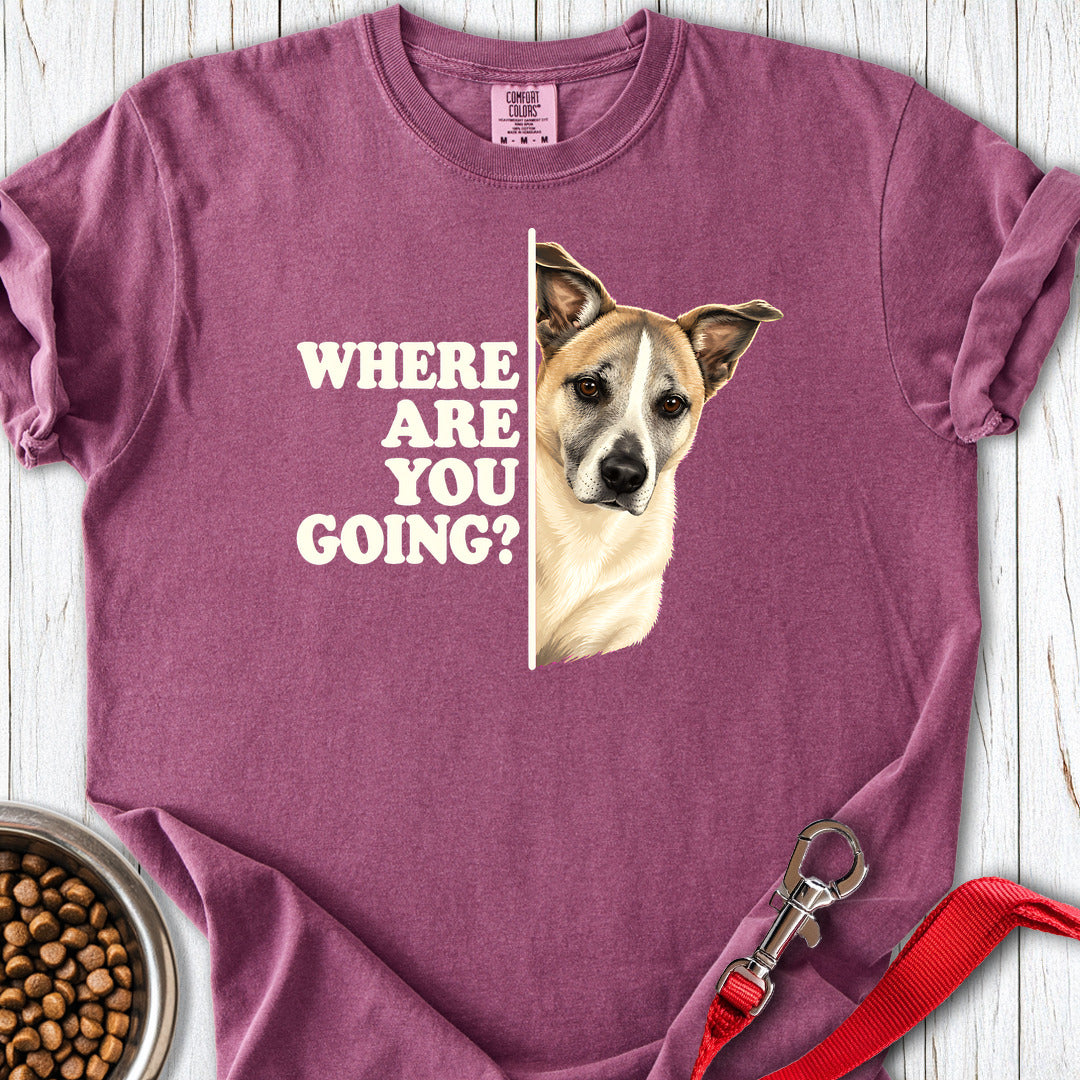 Mixed Breed Alert Premium Tee — Berry
