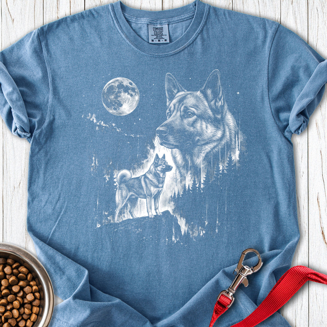 Moonlight Premium Tee — Blue Jean