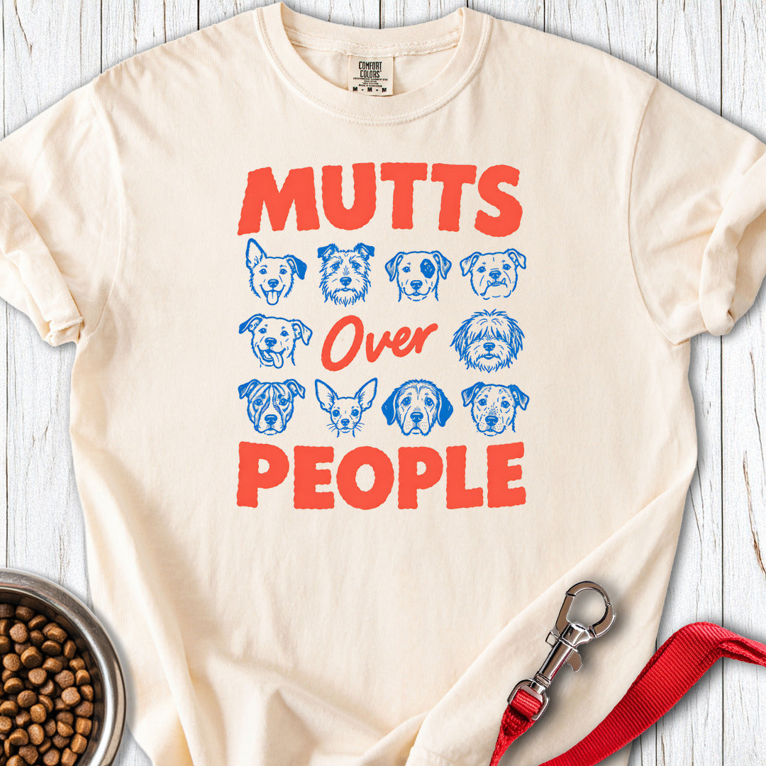 Mutts over People Premium Tee Ivory