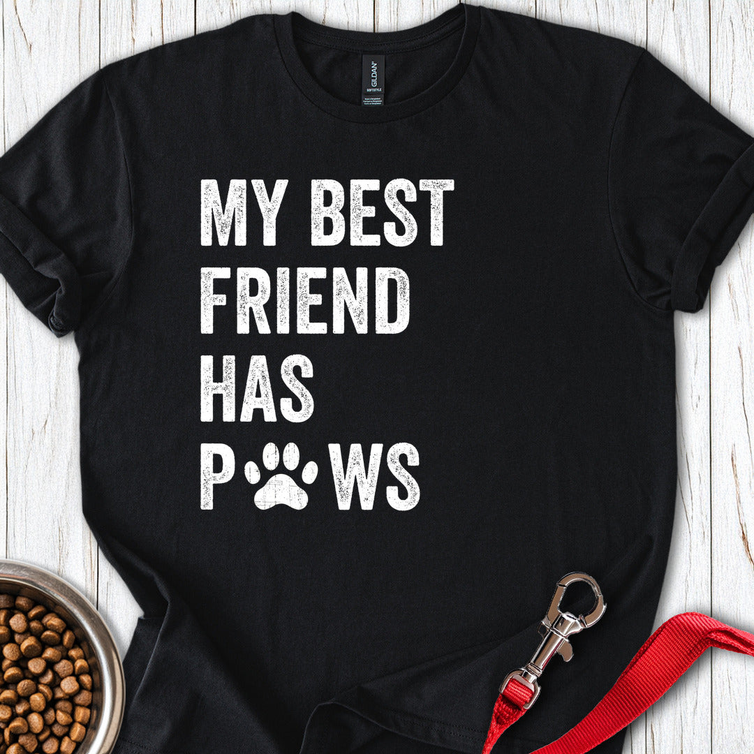 My Best Friend Has Paws Black