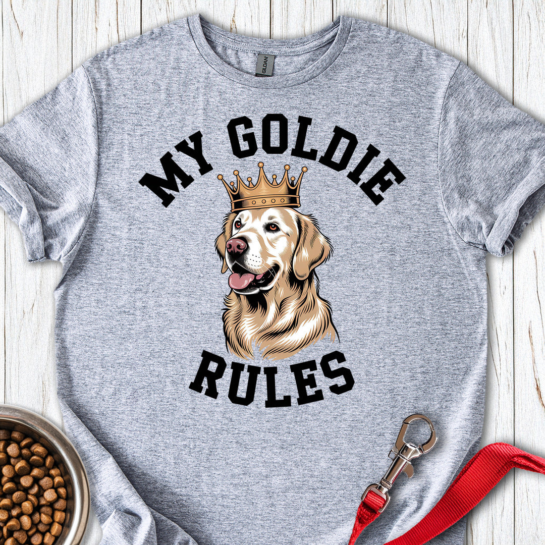 My Golden Retriever Rules Sport Grey