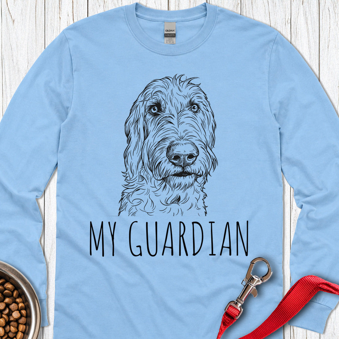 My Guardian Irish Wolfshound Long Sleeve — Carolina Blue