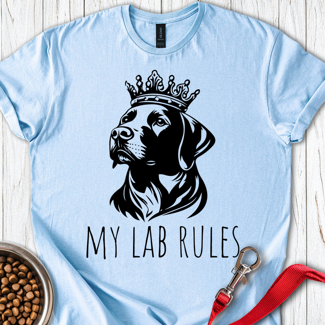 My Lab Rules Light Blue