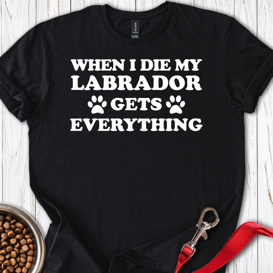 My Labrador Gets Everything Black