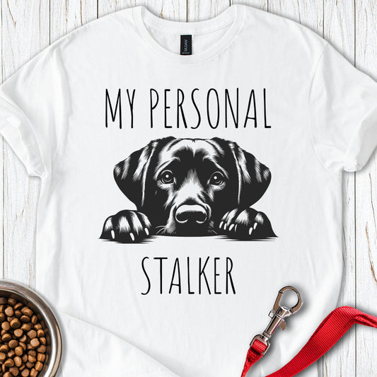 My Personal Stalker Labrador White